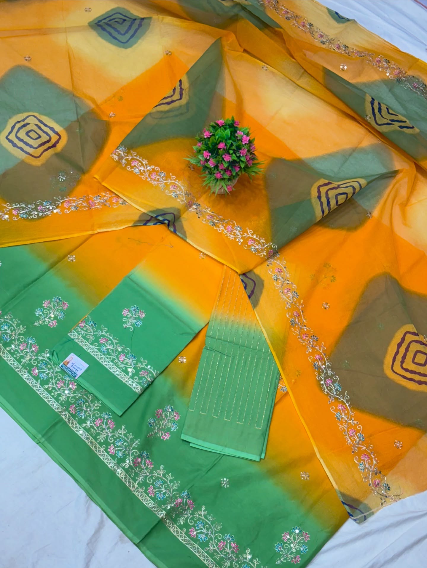 Signature Rajputi Poshak – Exclusive Designer Single-Piece Collection at Maa Santoshi Handloom, Barmer